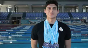Ağabeyine özenip başladığı yüzmede 138 madalya kazandı